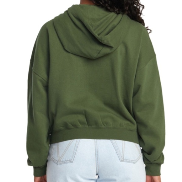 RVCA x Rose Machado Court Zip-Up Hoodie for Women - Mocha - Picture 3 of 7
